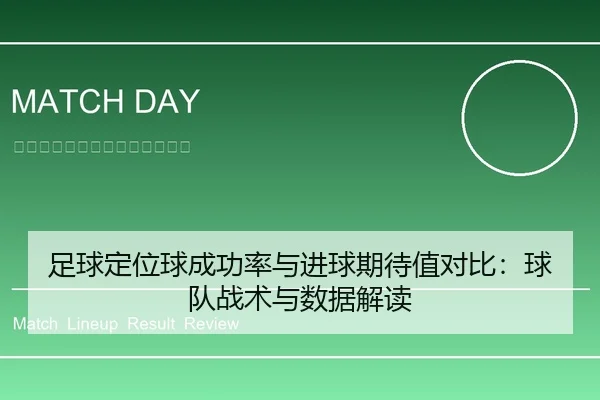 足球定位球成功率与进球期待值对比：球队战术与数据解读
